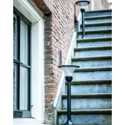 Iplux® Iplux Smart Solar Lamp Florence Staand 62cm - Hoge Kwaliteit Solar Tuinverlichting - Brandduur 15u