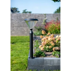 Iplux Solar Wandlamp Paris 37cm - Hoge Kwaliteit Solar Tuinverlichting - Brandduur 15 Uur