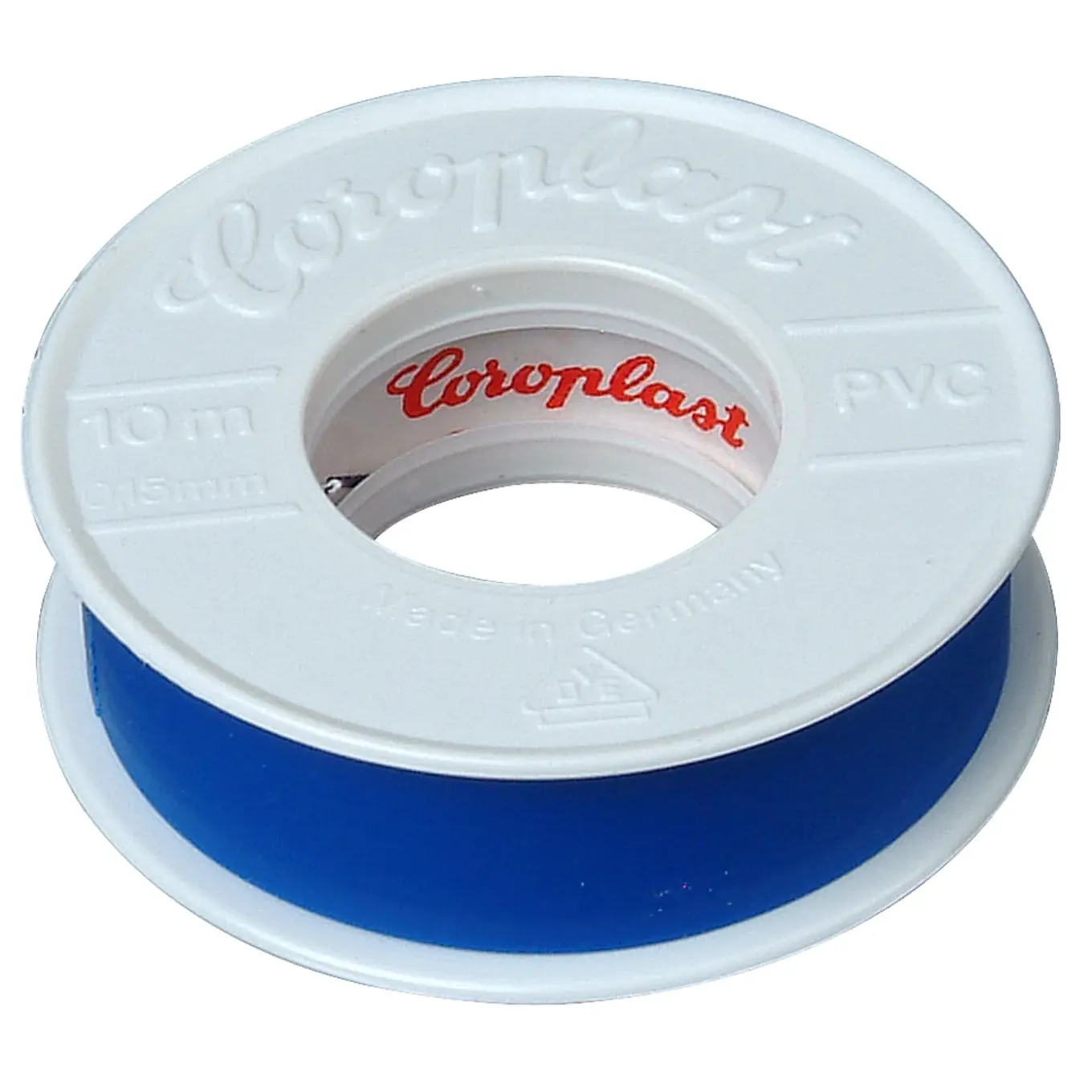 Isolatietape 15mmx10m blauw 2st.