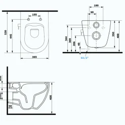 Isvea Sentimenti Hangtoilet Met Bidetfunctie - Randloos - Zalmroze
