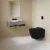 Isvea Sentimenti Hangtoilet Met Bidetfunctie - Randloos - Mat Zwart
