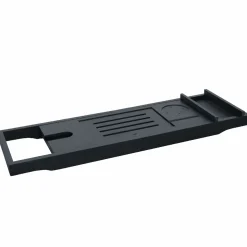 Ivol Bamboe Badplank - Uitschuifbare Badbrug - Zwart