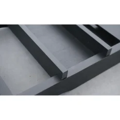 Ivol Bamboe Badplank - Uitschuifbare Badbrug - Zwart