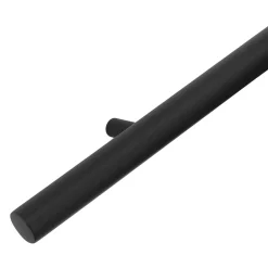 Ivol Design Trapleuning Zwart - 80 Cm + 2 Houders