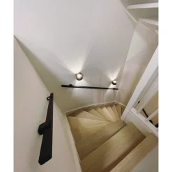 IVOL Design Trapleuning Zwart Rechthoekig - 300 Cm Met 4 Houders