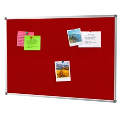 Ivol Prikbord Vilt 100x200 Cm - Rood