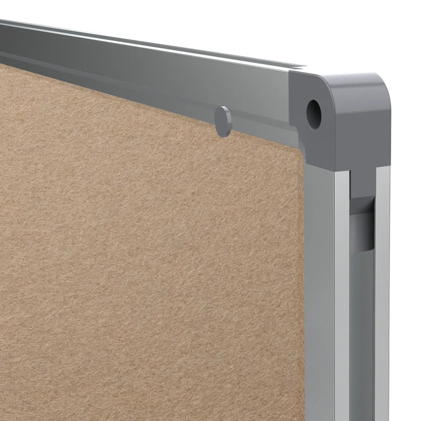 IVOL Prikbord Vilt 100x200 Cm - Taupe
