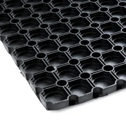 Ivol Ringmat 100 X 150 Cm Gesloten Bodem Zwart
