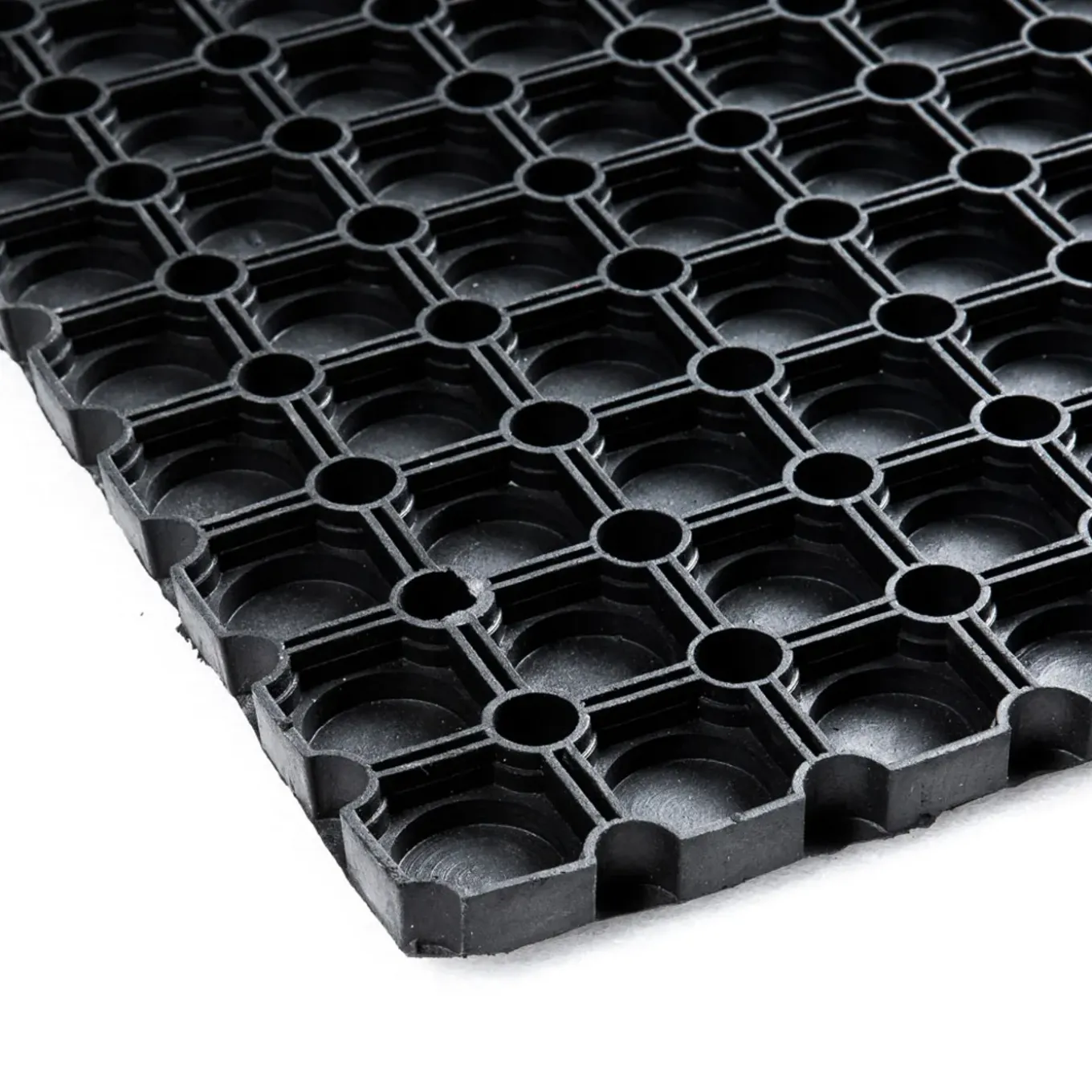 Ivol Ringmat 100 X 150 Cm Gesloten Bodem Zwart