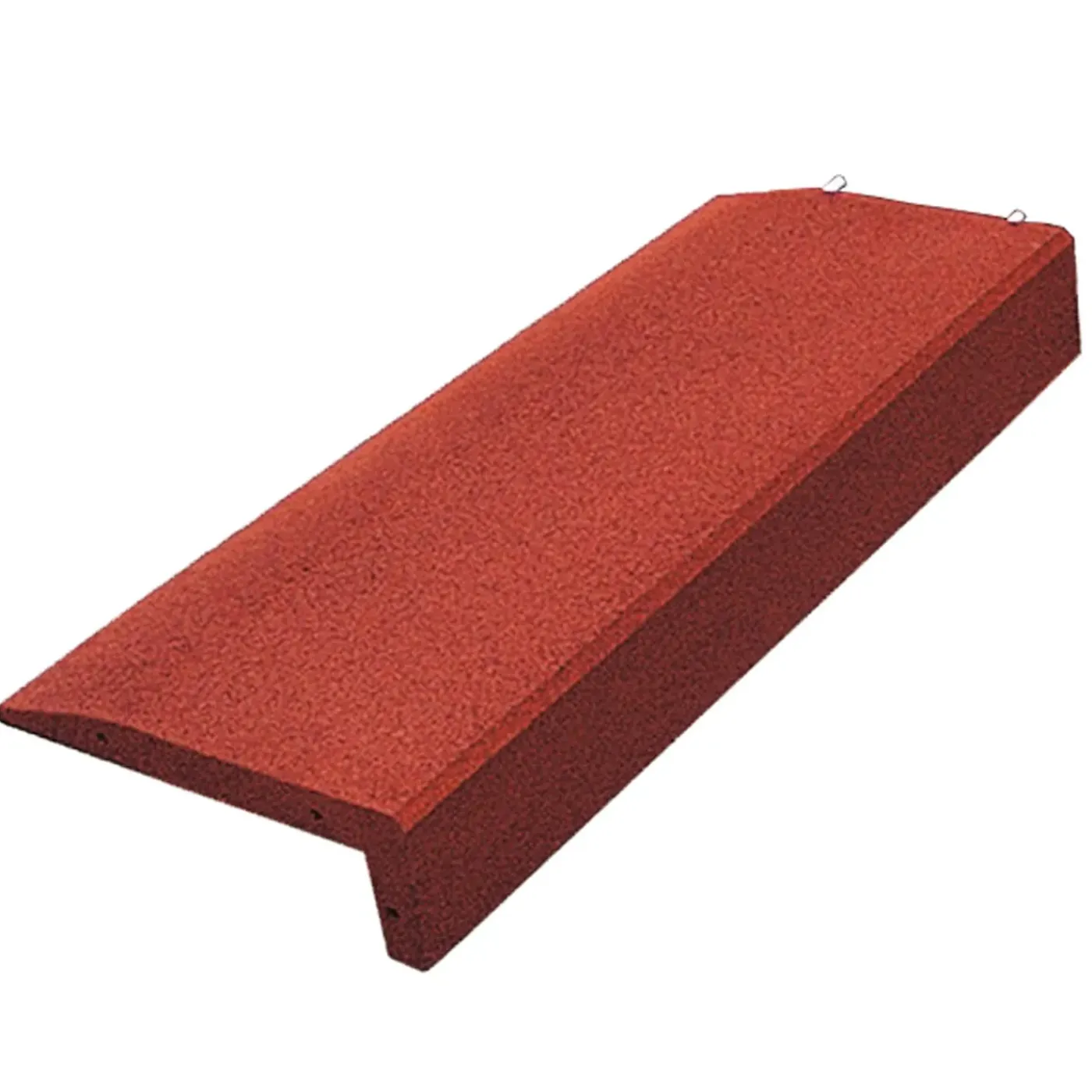 IVOL Rubber Rand Opsluitband L-vormig - 100 X 40 X 14,5 Cm - Rood