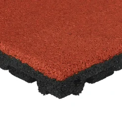Ivol Rubber Tegel Epdm Toplaag - 50 X 50 Cm - 45 Mm - Rood