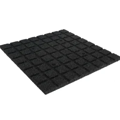 IVOL Rubber Tegel 20mm - 50x50 Cm - Zwart
