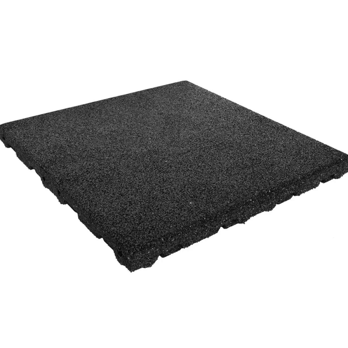 IVOL Rubber Tegel 75 Mm - 50 X 50 Cm - Zwart