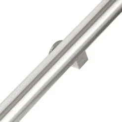 IVOL Rvs Geborsteld Trapleuning 350 Cm Met 4 Houders