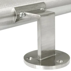 IVOL Rvs Geborsteld Trapleuning 100 Cm + 2 Houders