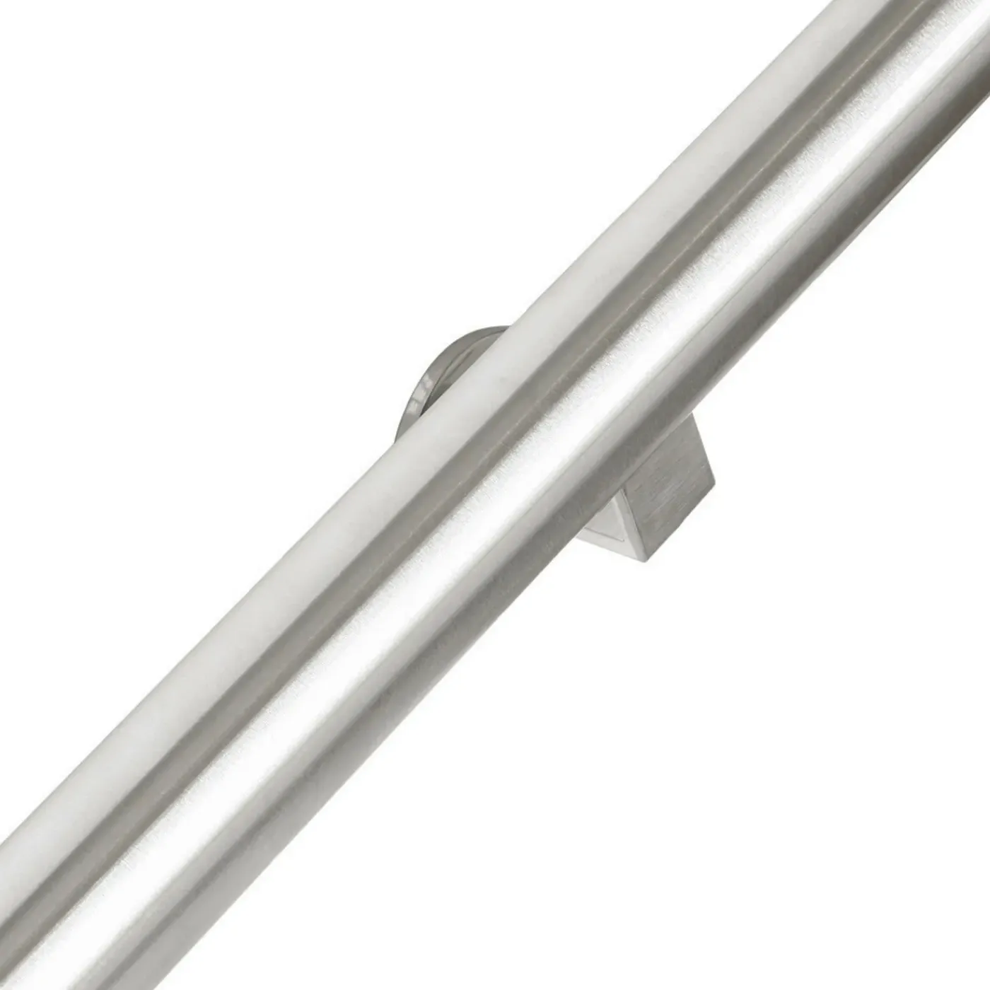 IVOL Rvs Geborsteld Trapleuning 100 Cm + 2 Houders
