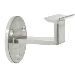 IVOL Rvs Geborsteld Trapleuning 100 Cm + 2 Houders