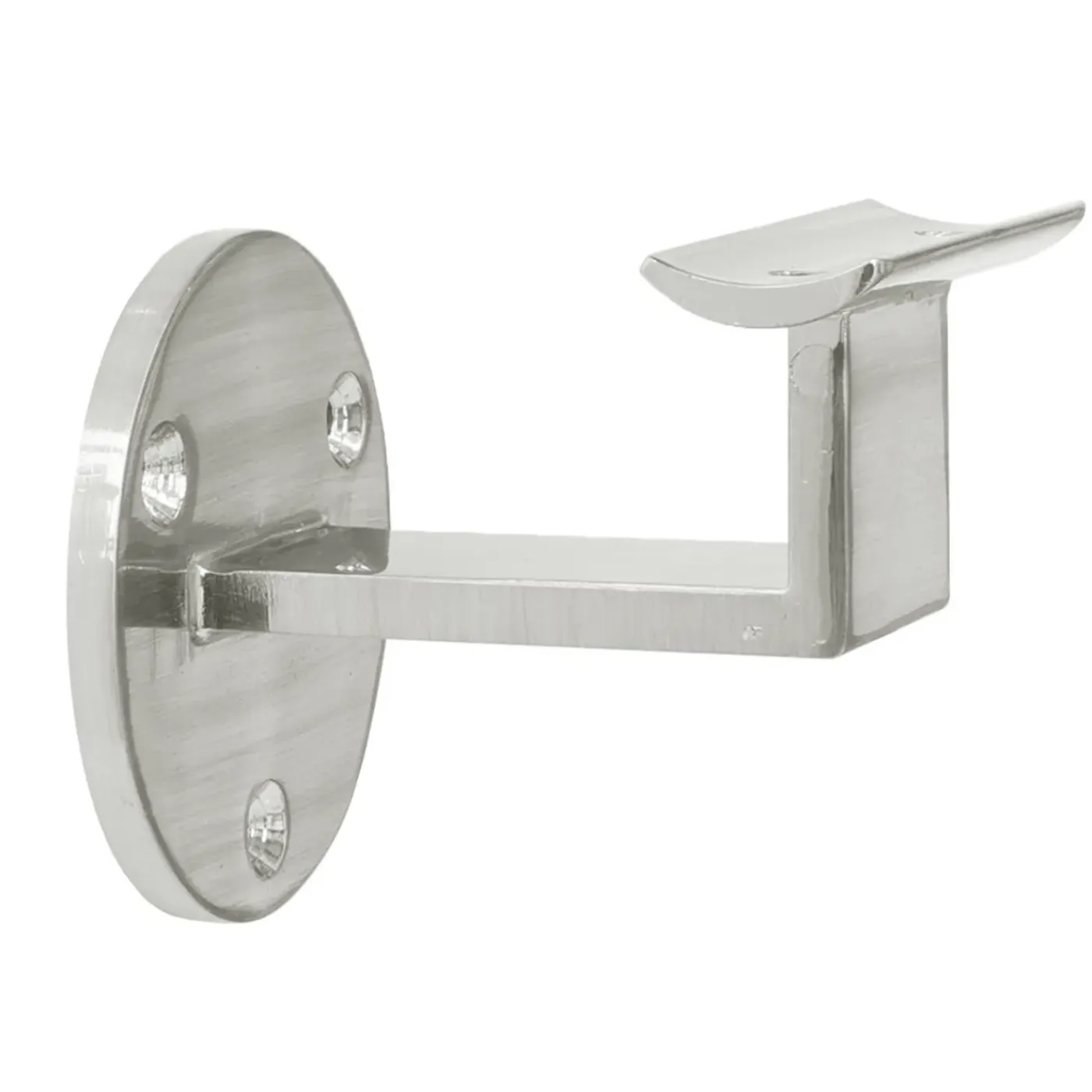 IVOL Rvs Geborsteld Trapleuning 100 Cm + 2 Houders