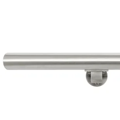 IVOL Rvs Geborsteld Trapleuning 100 Cm + 2 Houders