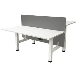 IVOL Tussenwand Duo Bureau 140x80 Cm - Grijs