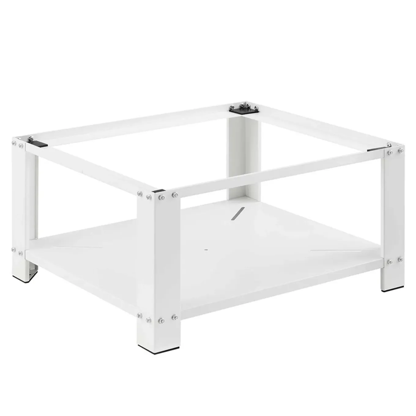 Ivol Wasmachine Verhoger Wit Met Opbergruimte 63 X 54 X 31 Cm