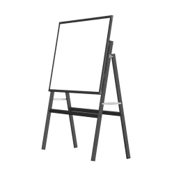 Ivol Whiteboard Op Statief - Magnetisch - 150x120 Cm - Zwart