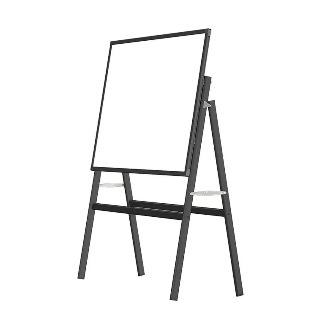 Ivol Whiteboard Op Statief - Magnetisch - 150x120 Cm - Zwart