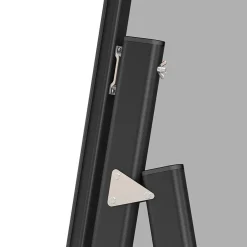 Ivol Whiteboard Op Statief - Magnetisch - 150x120 Cm - Zwart