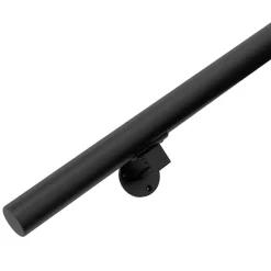IVOL Zwarte Trapleuning 80 Cm + 2 Houders