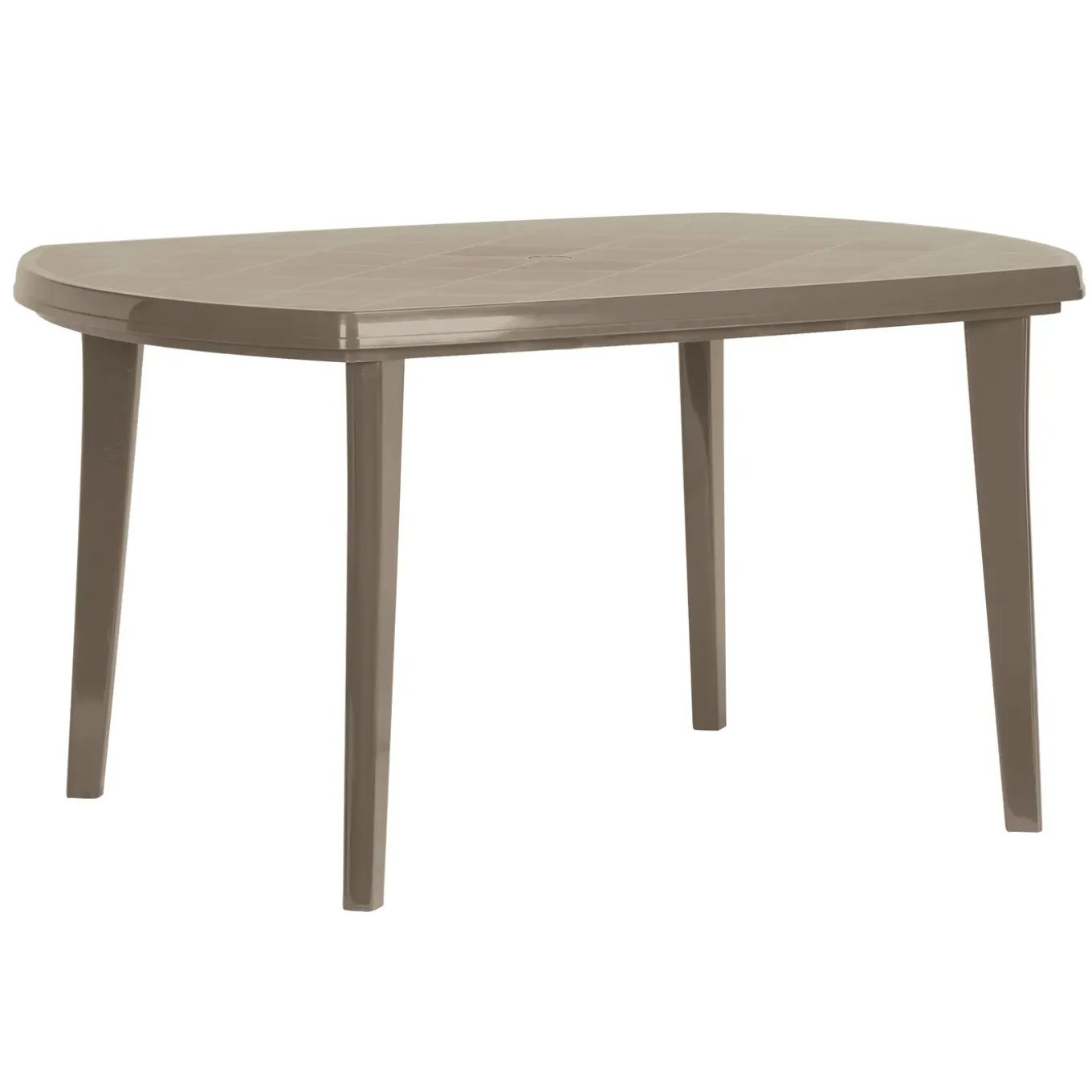 Jardin tuintafel Elise kunststof cappuccino 137x90cm