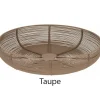 JENS Living Fruitmand Pim - Draadmand - Ø29 X 6.5 Cm - Taupe