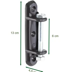 Kence Isolator Hoek Met Bout, 25 Stuks