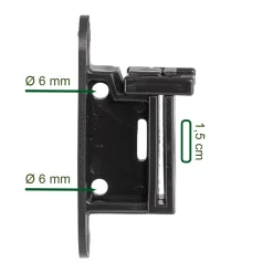 Kence Isolator Lint 20 Tot 40mm Clip Heavy Duty, 25 Stuks