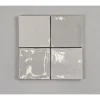 Kerabo - Tegels - Atelier Wit Glans - Vintagelook - Wit - 10x10 Cm - 0,60 M²