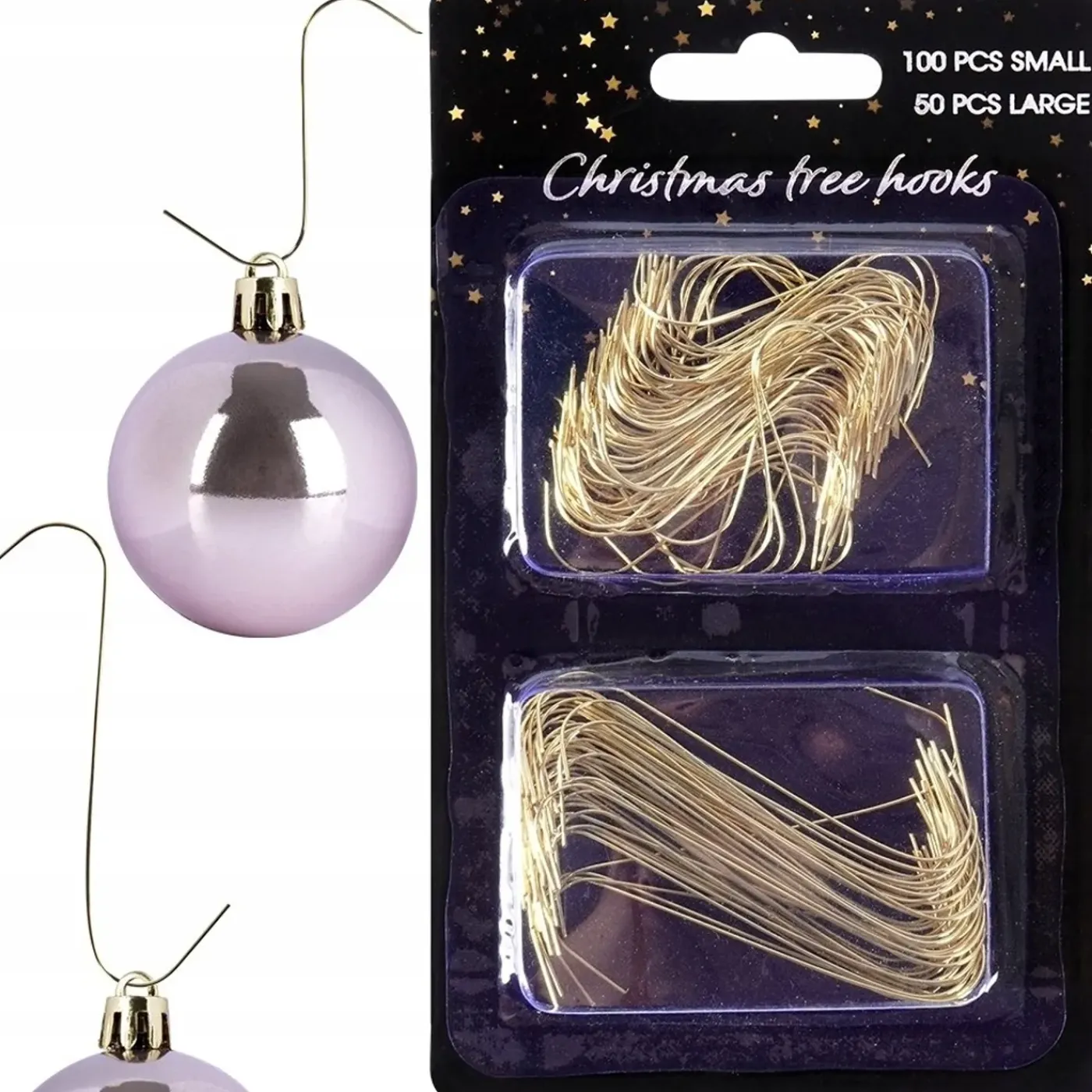Christmas Decoration Kerstboomhaakjes Goud - 150 stuks