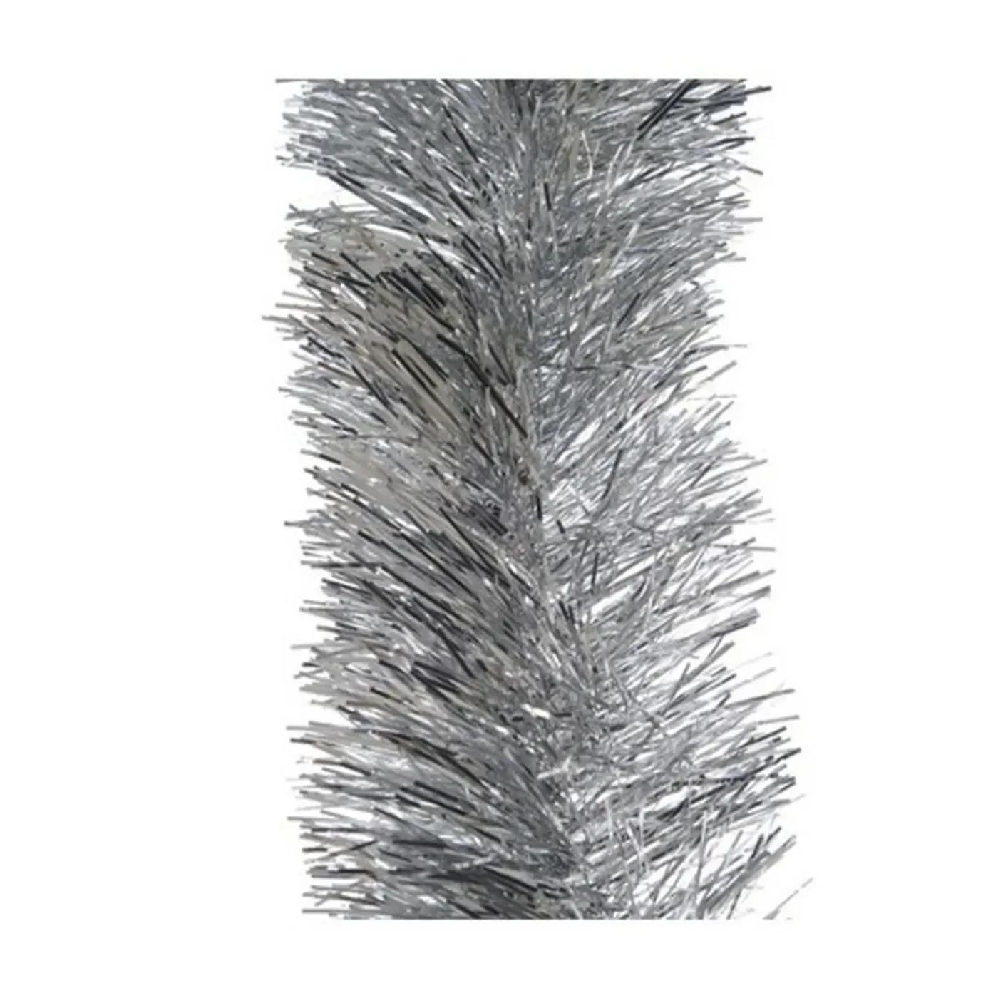 Decoris Kerstslingers - Zilver - Folie - 10 X 270 Cm - Kerstboom Versieringen