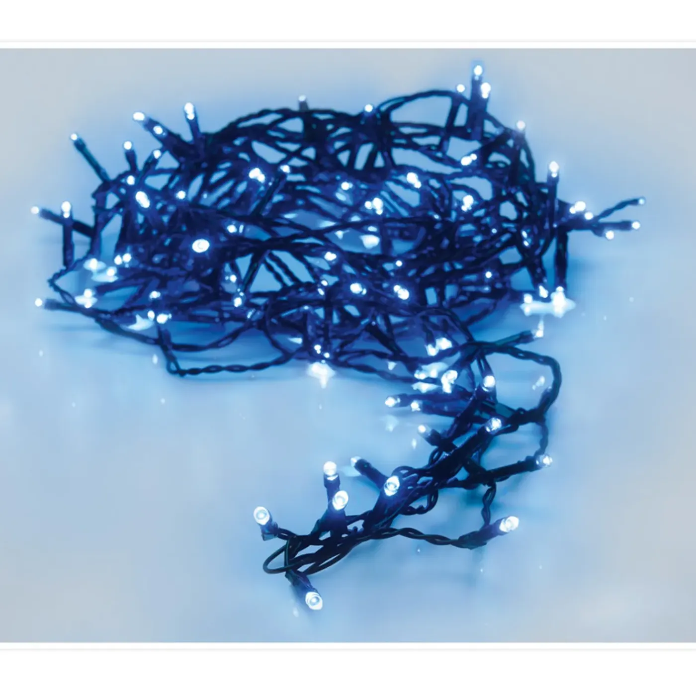 Overig Kerstverlichting Lichtsnoeren - 2x - 120 Led Lampjes Blauw - 9 M