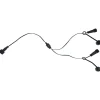 Overig Kerstverlichting T-splitter - Accessoires Kerstverlichting - Ip44 - Zwart