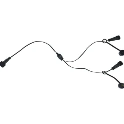Overig Kerstverlichting T-splitter - Accessoires Kerstverlichting - Ip44 - Zwart