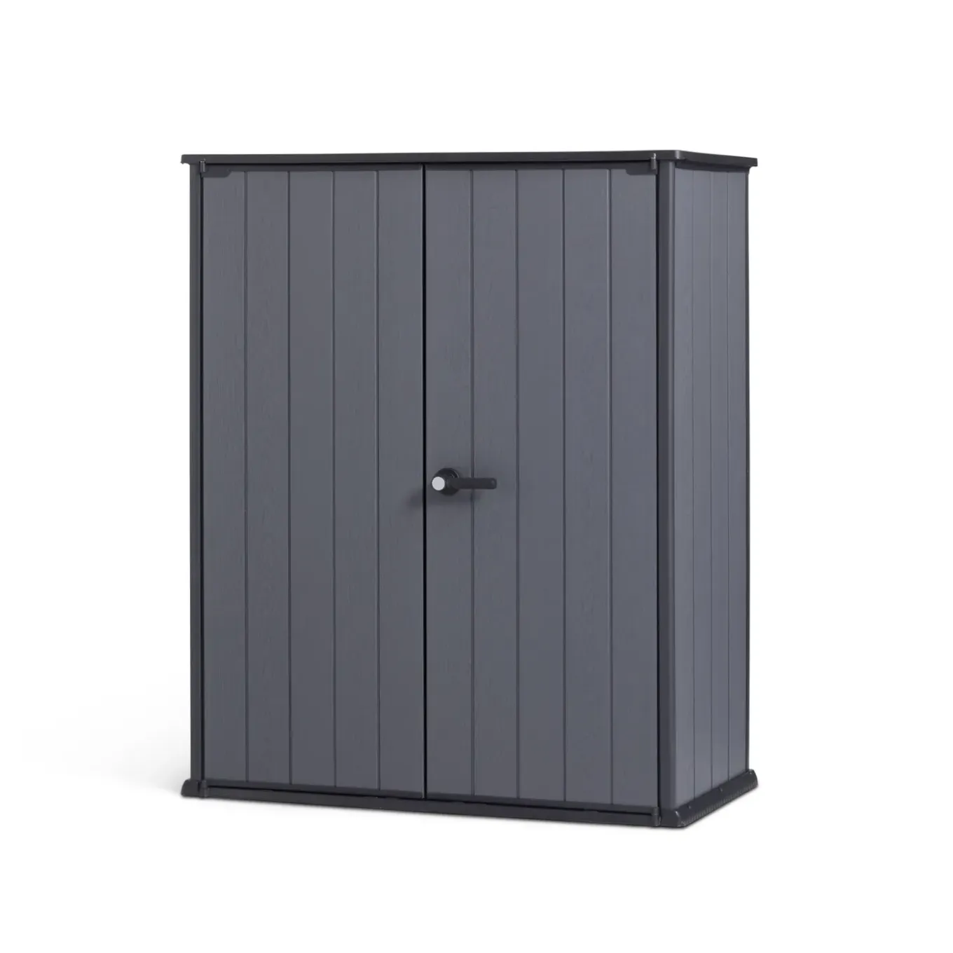 Keter Cortina Alto Tuinkast - 140x73,6x170,4 cm - Grijs
