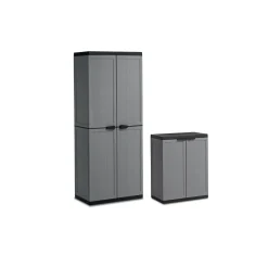 Keter hoge kast Jolly 68x39x166 cm grijs