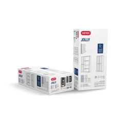 Keter hoge kast Jolly 68x39x166 cm grijs