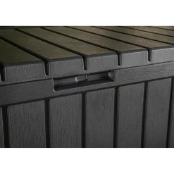 Keter Kentwood Opbergbox – Antraciet – 350L - 128x53,6x59cm