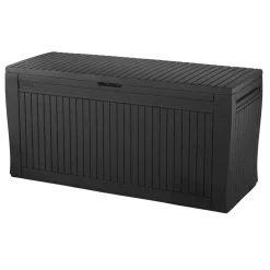 Keter Kussenbox Comfy - Kunststof - Antraciet - 270L - 116,7x44,7x57cm