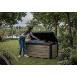 Keter Kussenbox Signature Ashwood - Houtlook - Bruin - 757L - 151,7x72,5x90cm