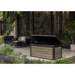 Keter Kussenbox Signature Ashwood - Houtlook - 570L - 151,7x72,5x70cm