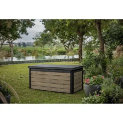 Keter Kussenbox Signature Ashwood - Houtlook - 570L - 151,7x72,5x70cm