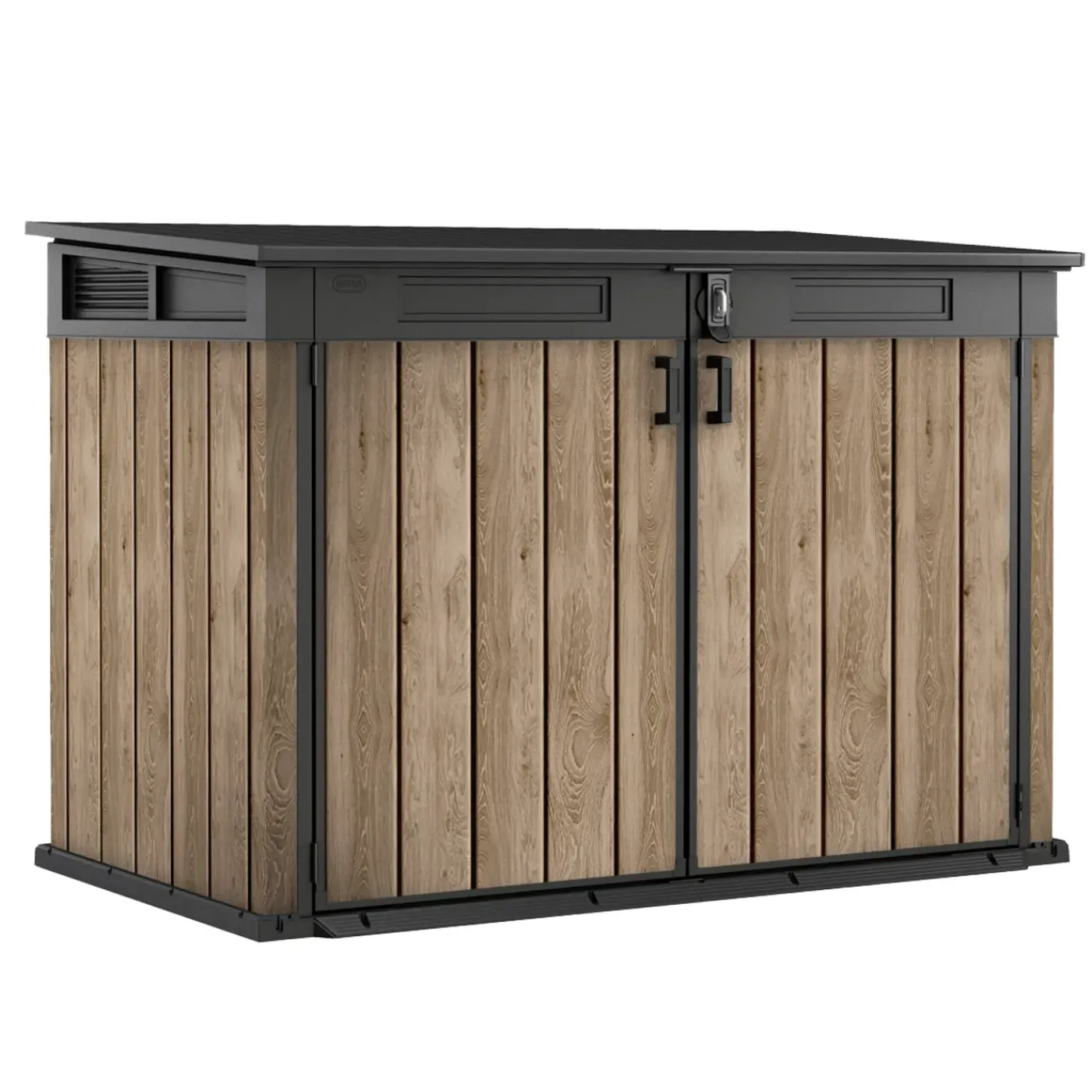 Keter Kussenbox Signature Ashwood - Houtlook - Grijs - 2020L - 190x109x132cm