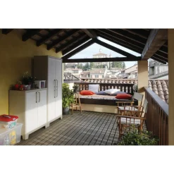 Keter lage kast Gulliver zand beige