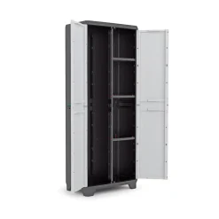 Keter Linear Opbergkast Utility - Bezemkast - 3 Planken